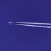 Airliner on Blue by jeffjones