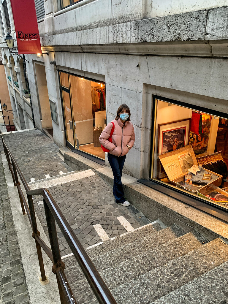 Alix strolling in Lausanne.  by cocobella