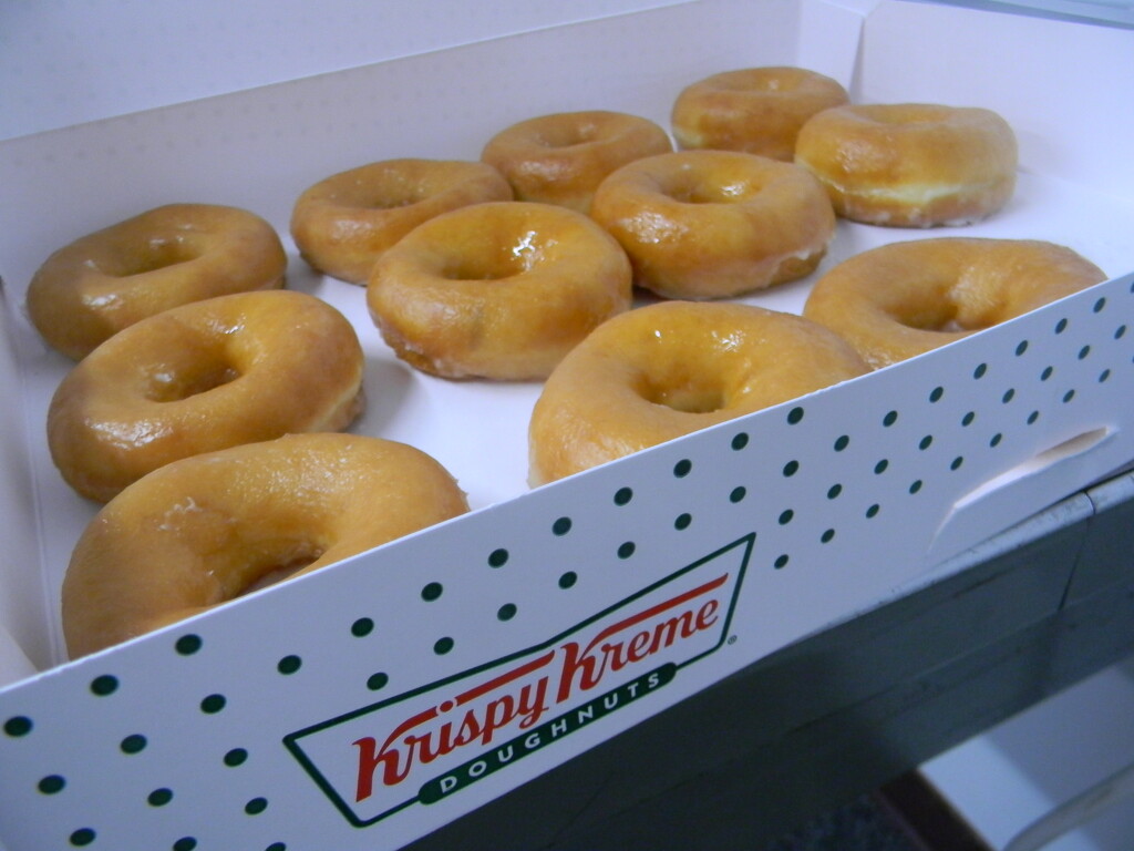 Krispy Kreme Doughnuts Box by sfeldphotos