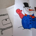 A Christmas card and a drawing by bruni