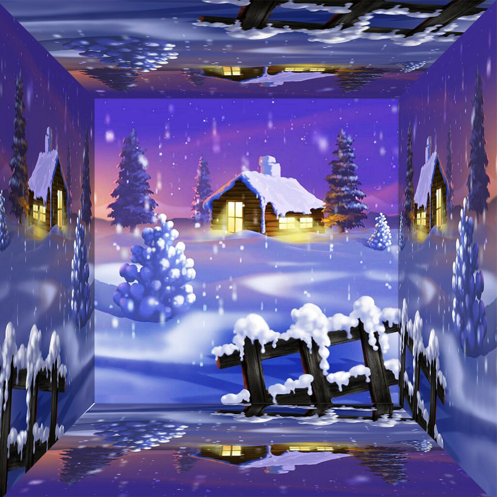 Winter Christmas Mirror Box by onewing