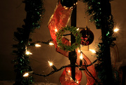 23rd Dec 2021 - mini hanging glass wreath