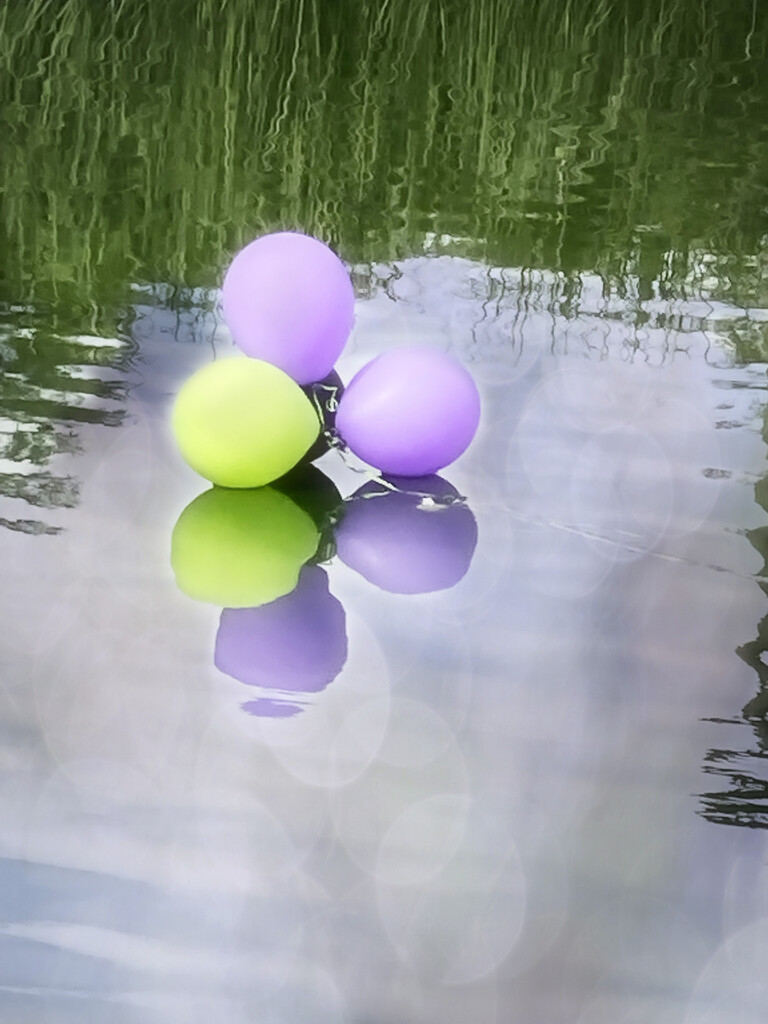 Balloons In The Pond by joysfocus