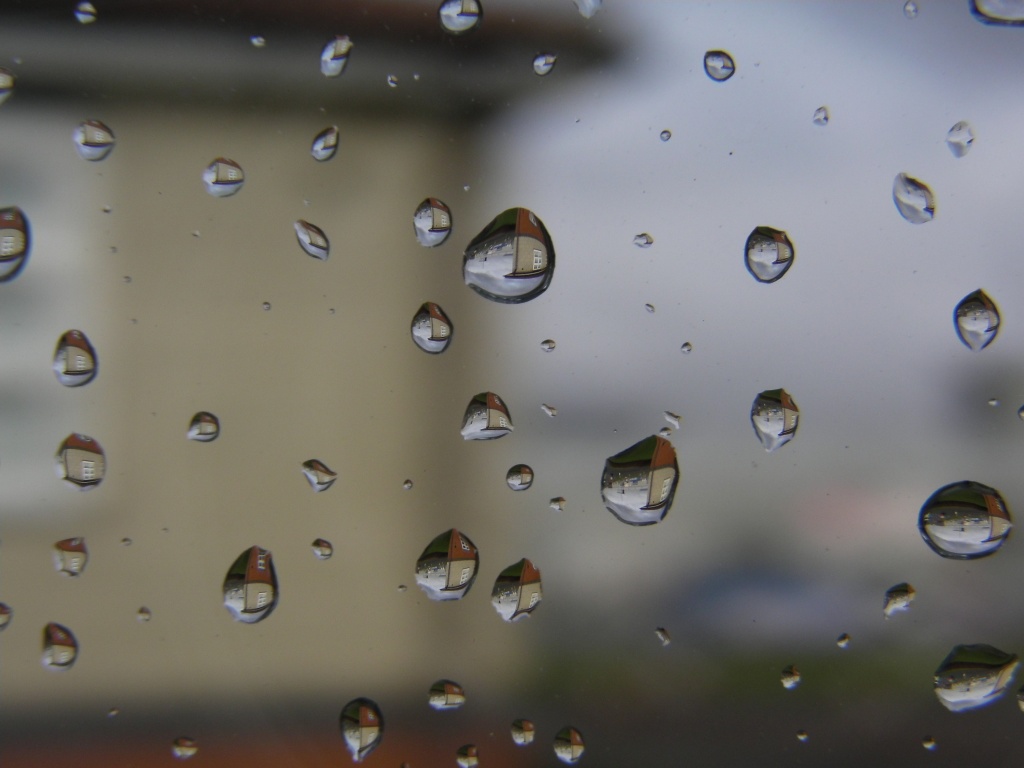 Rain Drops On The Window by natsnell