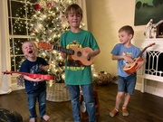 25th Dec 2021 - The great grandson rock band! 