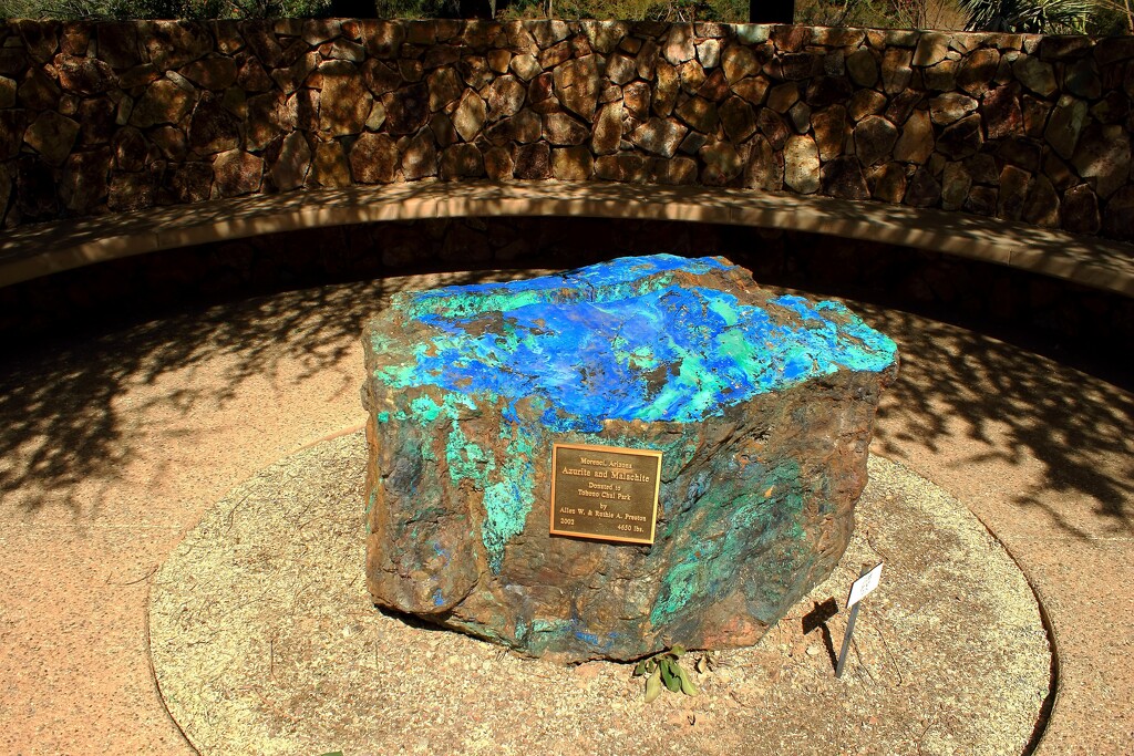 azurite and malachite rock by blueberry1222