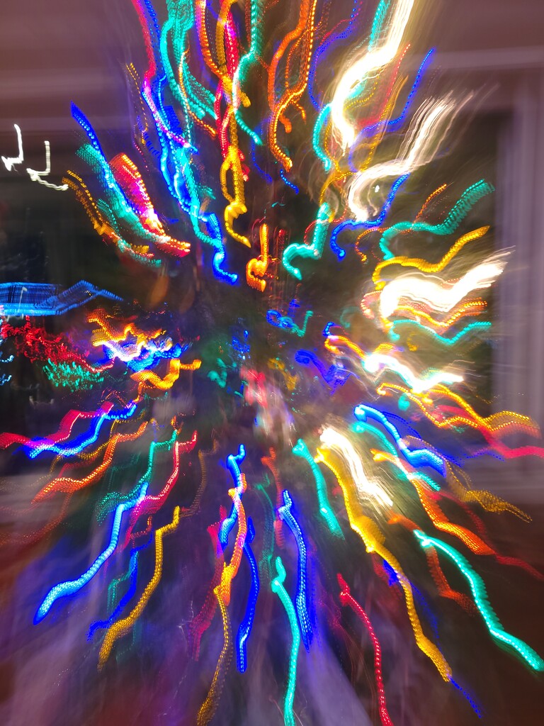 Christmas Tree Lights on the Move by kimmer50