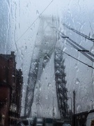 28th Dec 2021 - Transporter bridge through the rain 