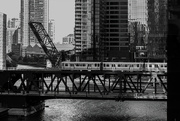 30th Oct 2021 - El Crossing the Chicago River 
