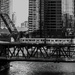 El Crossing the Chicago River  by jyokota