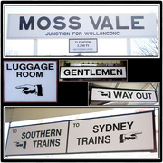 8th Sep 2019 - Mossvale Station - old signage