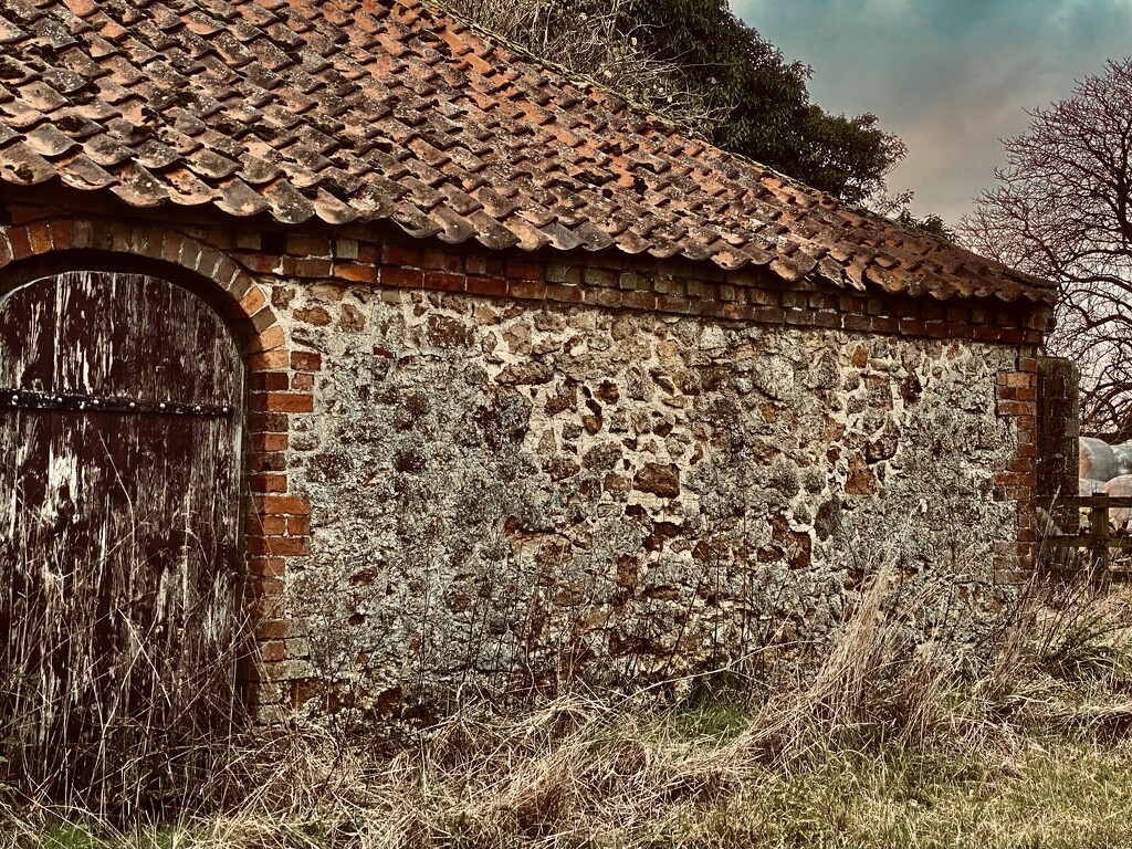 Abandoned stone building by cafict