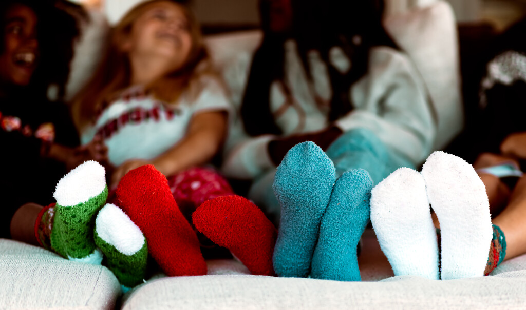 Cozy Christmas Socks by cjoye