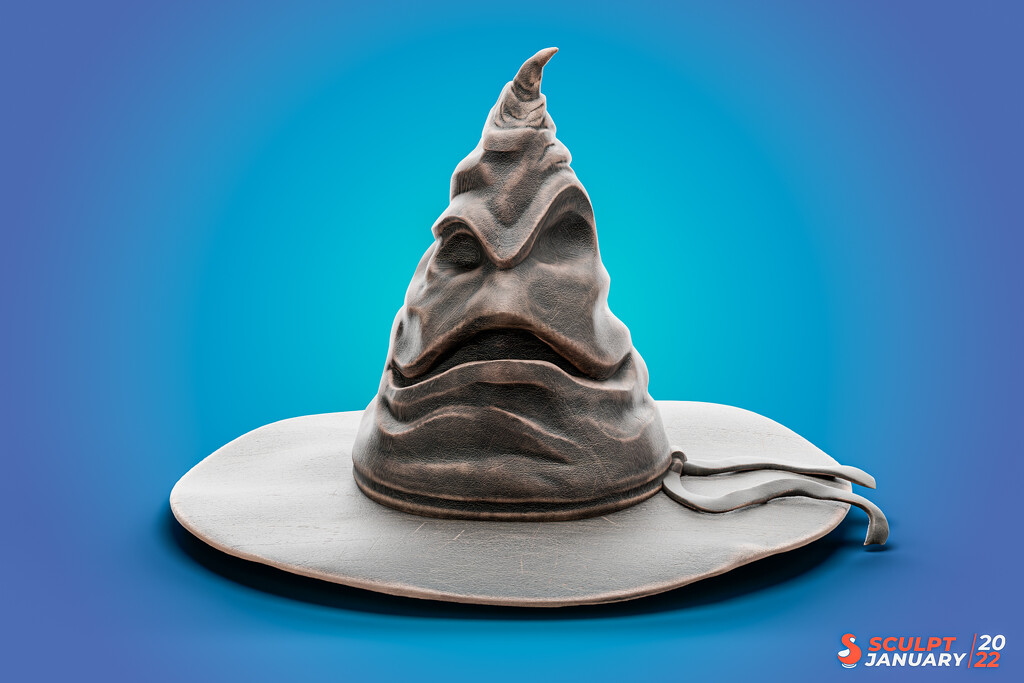 SculptJanuary - Sorting Hat by humphreyhippo