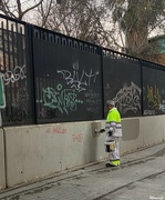 4th Jan 2022 - Cleaning graffiti