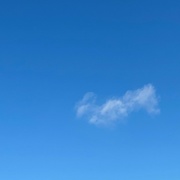 5th Jan 2022 - Just one lonely little cloud