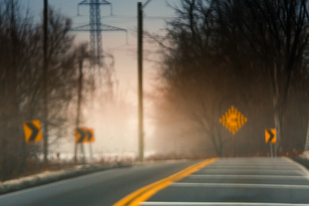 yellow foggy drive by adi314