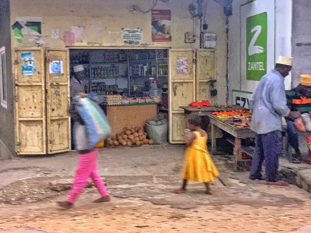 Pink trousers, yellow dress.  by cocobella