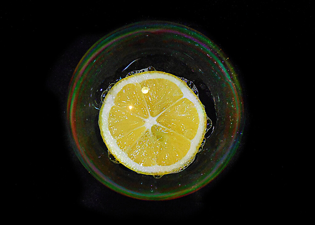 Lemon in a bubble. by njmauthor