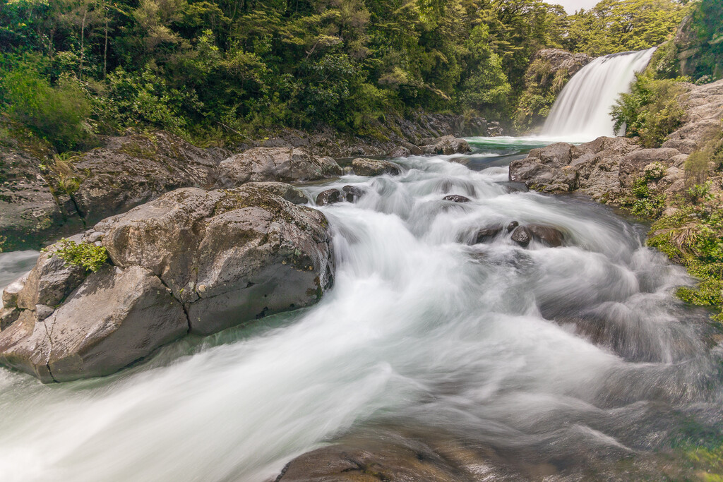 Tawhai Falls, National Park by creative_shots