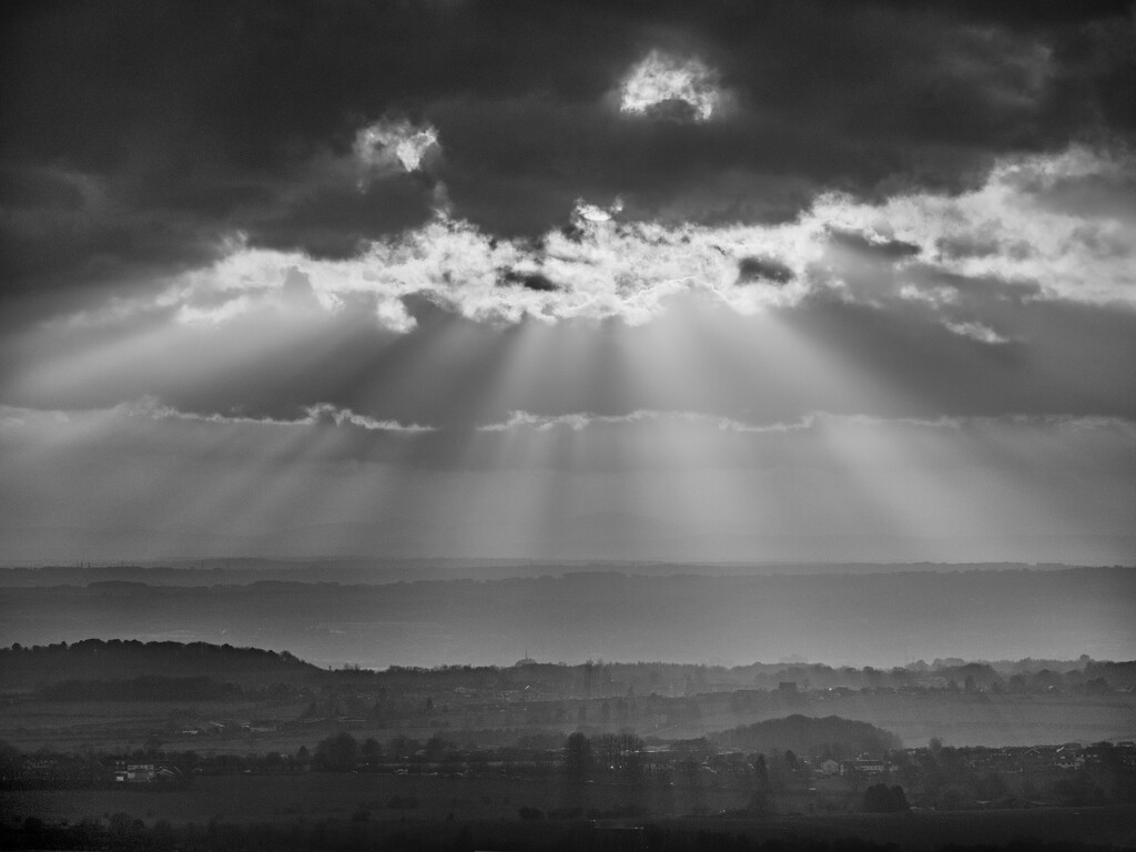 Rays of light on layers. by gamelee