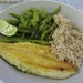 Wikld Sea Bass with beans from the garden by lellie