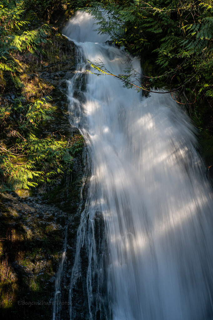 Madison Falls with Sunshine Streaks  by theredcamera