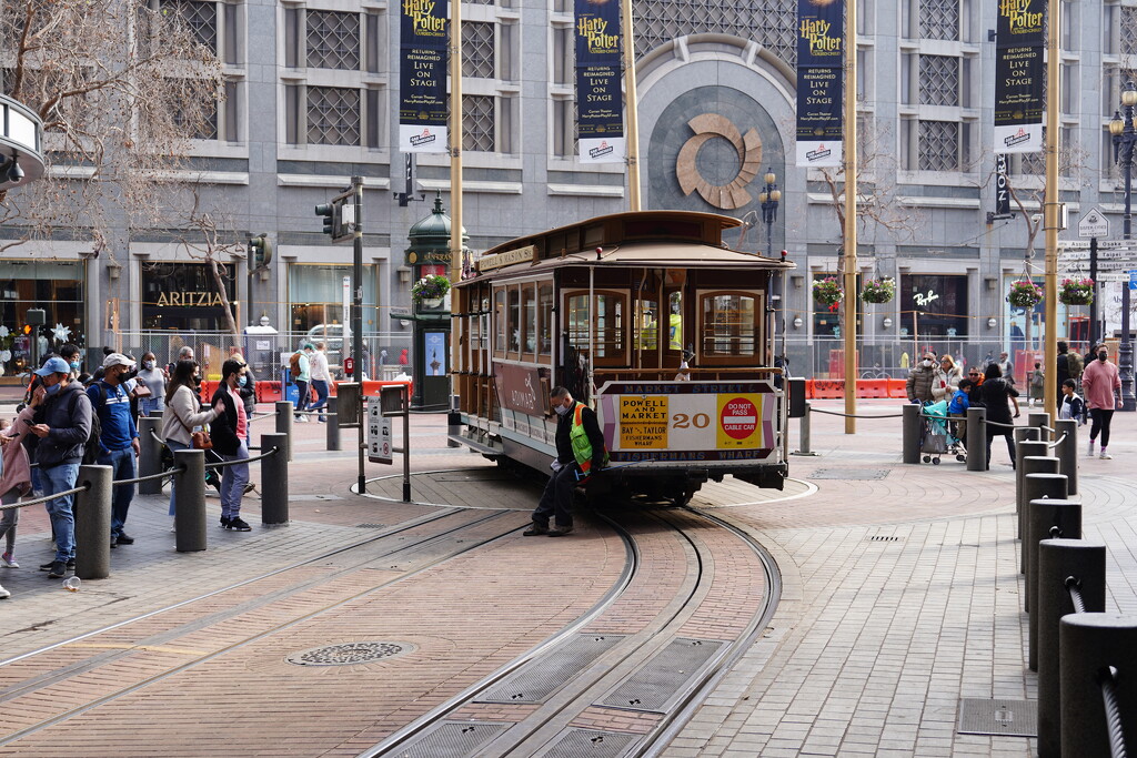 Rotating the cable car by acolyte