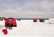 18th Jan 2022 - Putting Snow around the Fish House