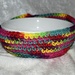 Crocheted bowl cozy