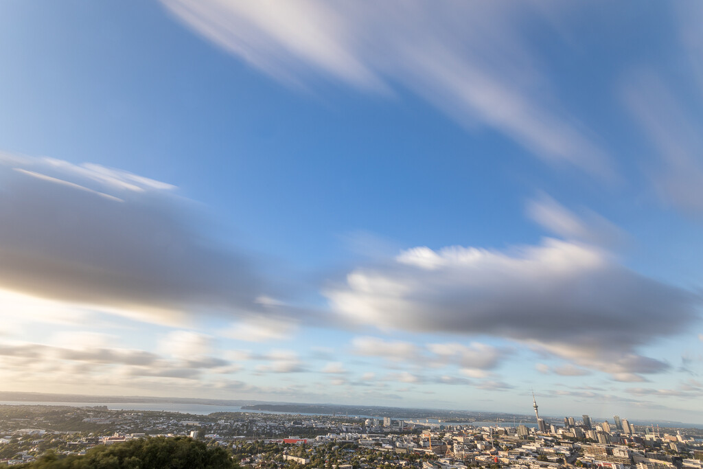 Windy on top of mount Eden by creative_shots