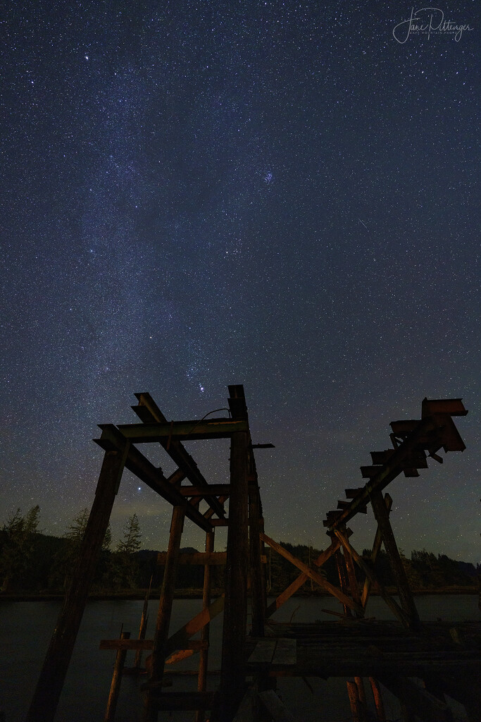 Milky Way Over Old Murphy's Mill  by jgpittenger