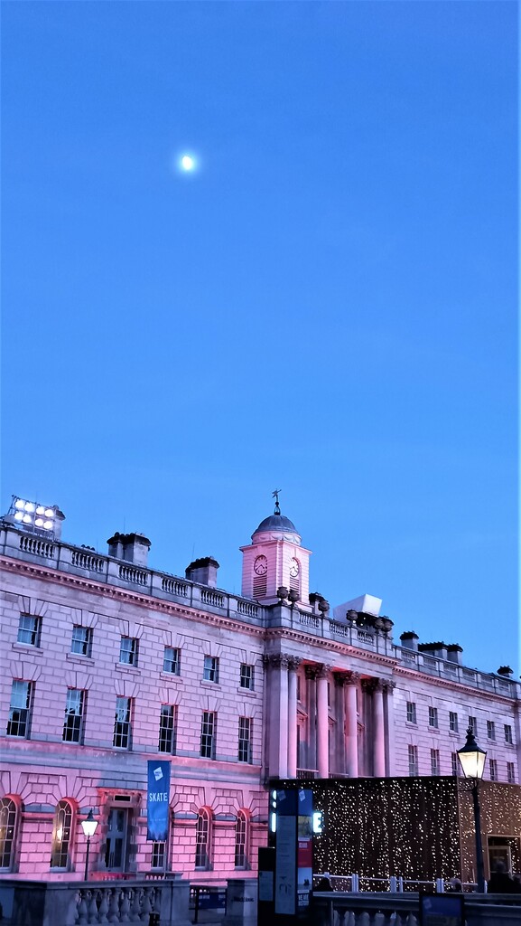 Wolf Moon over London - and Somerset House by 365jgh