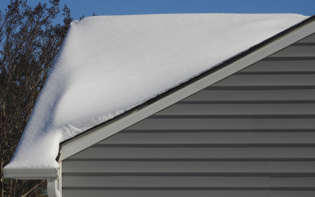 Snow on a roof by homeschoolmom