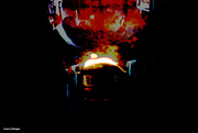 24th Jan 2022 - Oil lamp burning abstract