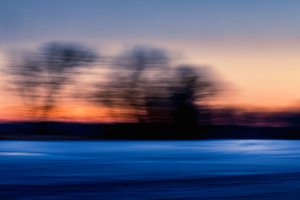 ICM snow and sunset by adi314