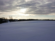 25th Jan 2022 - Stratocumulus clouds and coyote tracks