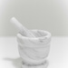 Hi-key marble pestle and mortar by helstor365