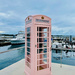 A British telephone booth but pink! by lisasavill