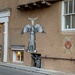 The “angel” on Don Gaspar Ave. in Santa Fe, New Mexico 