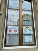 28th Jan 2022 - Some hearts at the window. 