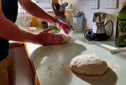 27th Jan 2022 - John making bread