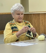 28th Jan 2022 - Knitting is her passion.