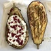 Aubergine with pomegranate and yogurt sauce  by brigette