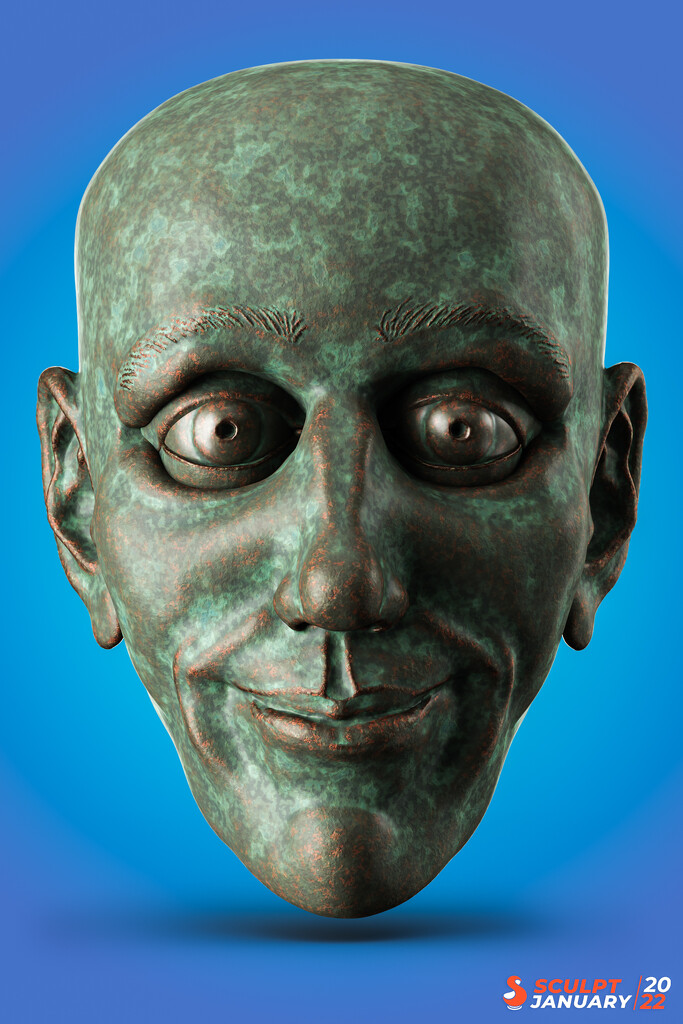 SculptJanuary - Face by humphreyhippo