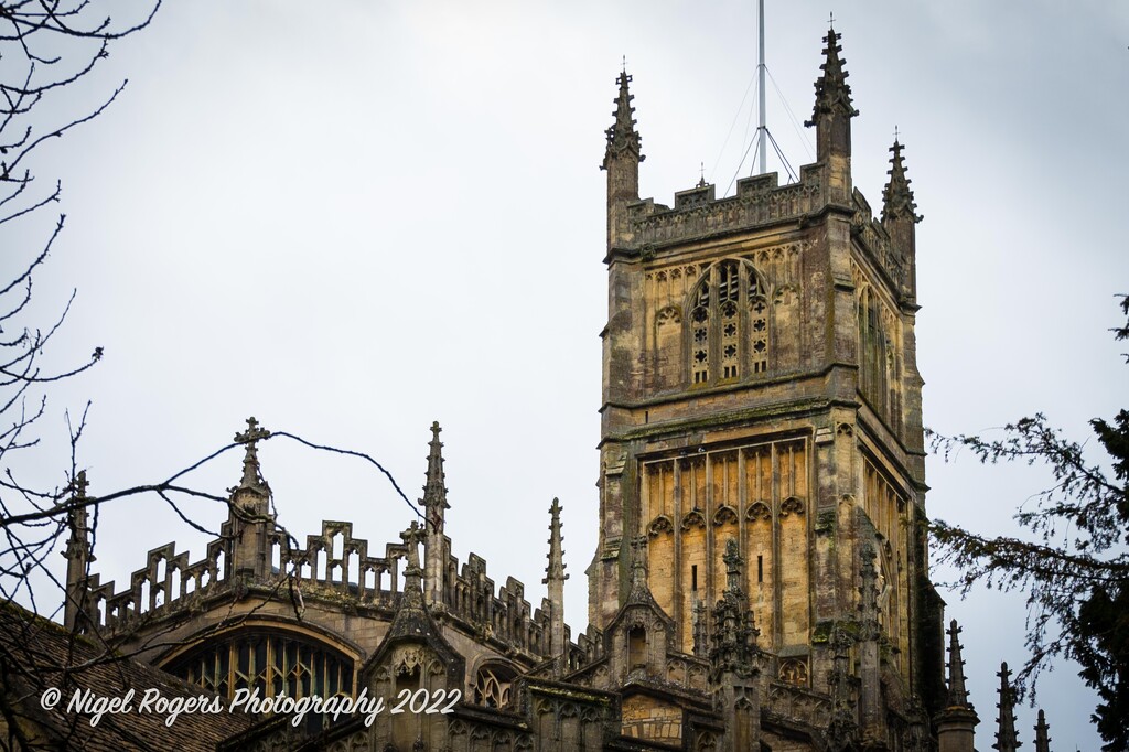 Cirencester Church Tower by nigelrogers