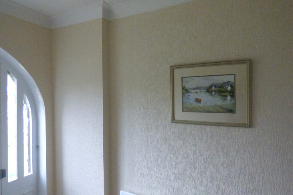 My painting back up on the wall  by beryl