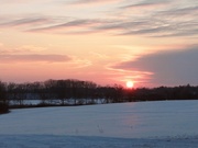 30th Jan 2022 - Sunset Over Snowy Fields