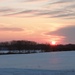 Sunset Over Snowy Fields by princessicajessica