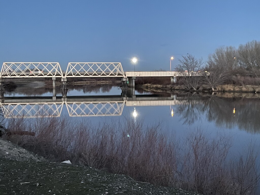 Reflections on the Yakima River by tapucc10